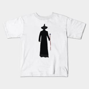 A Warlock with his Magic Wand Kids T-Shirt